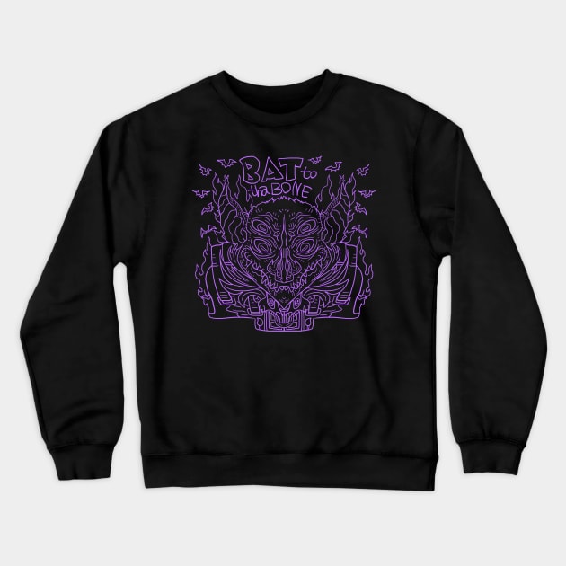 Bat to the bone Pastel Crewneck Sweatshirt by KO-of-the-self